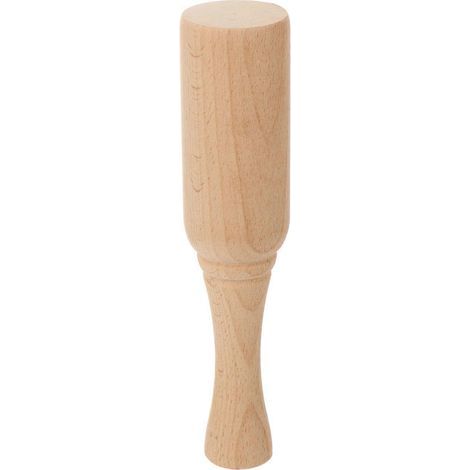 Marteau à tête plate en bois massif, mini-marteaux, jouet éducatif-17.00X4.50X4.50CM (1/4)