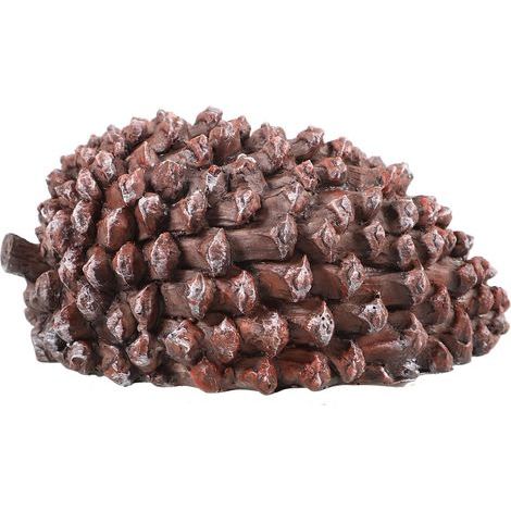 Cache-clés pour Rangement Sécurisé des Petits Objets et Clés Forme en Résine Marron Extérieur Bureau ou Jardin (1/5)