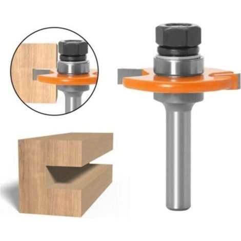 FRAISE À DISQUE POUR RAINURES LATERALES - Couteau en forme de T à manche 8 mm (1/4)