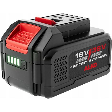 Batterie 18/36 V, 5/2,5 Ah, B100.6 LI