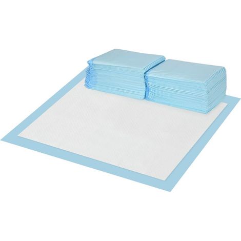 Lot de 80 tapis d\'entraînement pour chien, étanche, 6 couches avec surface à séchage rapide, protection, 60 x 60 cm (1/5)