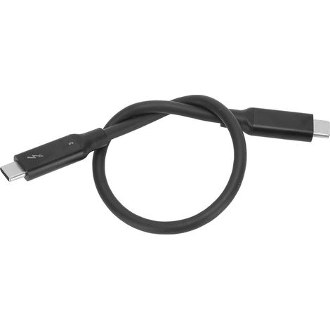 Câble USB-C 40Gbps 100W 0.3m pour Son et Transfert Rapide (1/5)