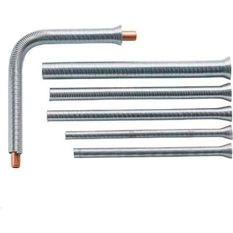 Machine de Fabrication de Badges 5 Pack Spring Tube Bender Set 1/4 '' 5/16 '' 3/8 '' 1/2 '' 5/8 '' for l'aluminium en cuivre en Acier Mural Mince Tuyau à Ressort (1/5)