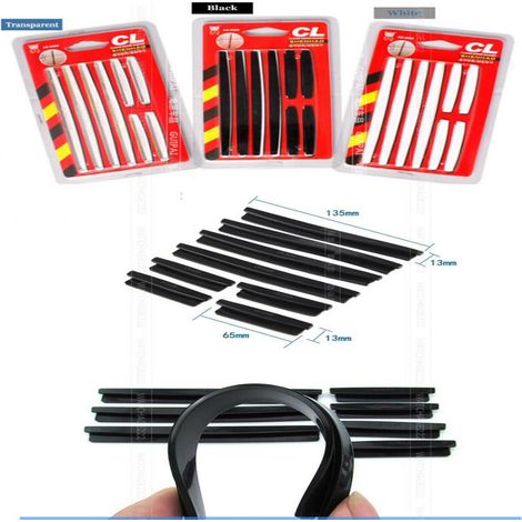 Striscia in gomma protettiva universale protegge portiera auto Colore - Trasparente (1/4)