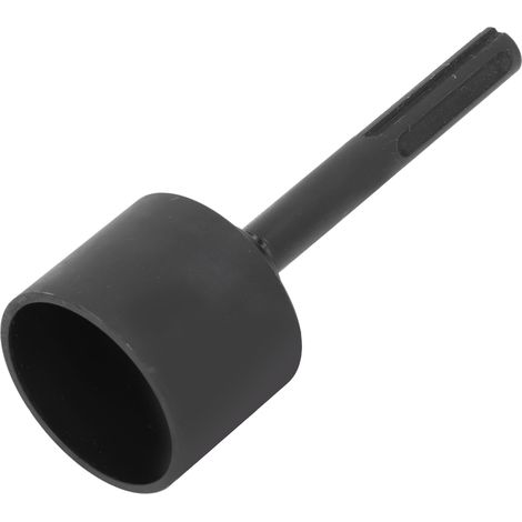 Enfonceur de piquet T pour enfoncer piquets T poteaux de clôture tiges de mise à la terre fers à béton petits supports de panneau acier forgé noir 65 mm / 2.6 po (1/5)