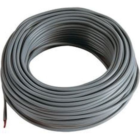 Câble électrique noir 10 mm2 – Longueur 5 m – Conducteur cuivre multibrins – Tension 450/750V – Courant max 50A – Ohm-Easy