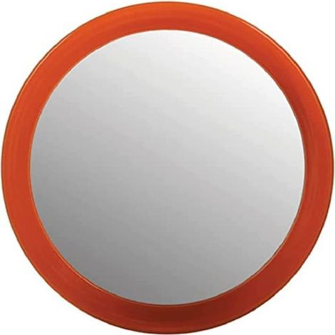 Miroir Rond Grossissant X 3 avec Ventouse PP Orange (1/4)