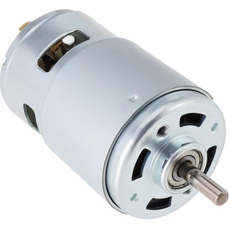 1 Stück 775 DC-Motor 12 V-36 V 12000 U/min Hochleistungs-Hochgeschwindigkeits-Rundwellenmotor für Drohnen-Rasenmäher-Elektrowerkzeuge 98 x 42 x 5 mm