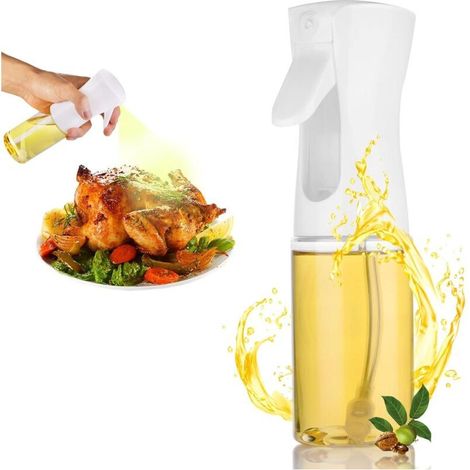 Spray Huile Cuisine, Vaporisateur Huile d’Olive Spray de Cuisson Pour Salade, Pizza Huile en Spray Bouteille Huile en Spray 200ml Flacon Spray Alimentaire Cuisine Accessoires (1/5)