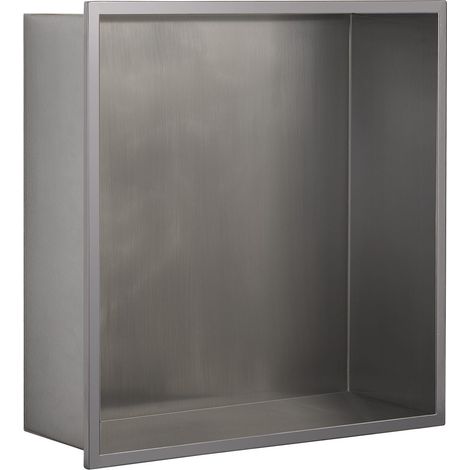 Wandnische Oder Duschablage 30X30 Cm Aus Gebürstetem Edelstahl Guest (1/2)