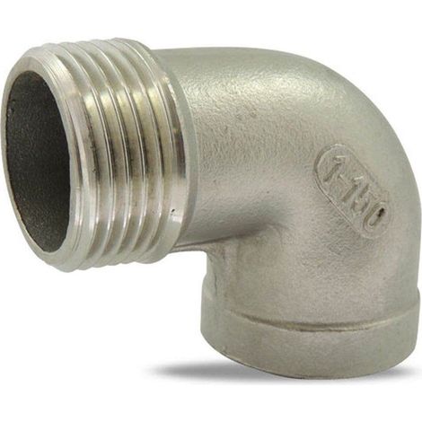 Coude mâle / femelle 90° inox série 8092 - Codital