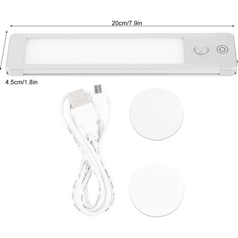 Lampe LED sous meuble, lampe à induction, lampe de placard rechargeable USB pour la maison (1/5)