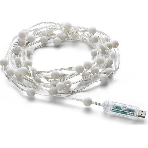 Cellularline Guirnalda luminosa LED 5 metros transparente