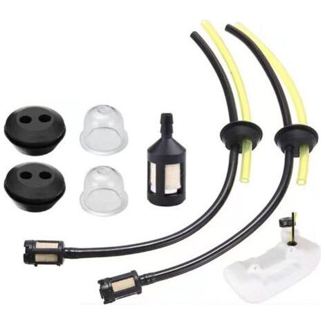 7 Pièces Durite Essence Debroussailleuse Pieces Accessoire pour débroussailleuse Detachees Filtre Essence pour Tondeuse Taille Haie Taille Bordure (1/3)