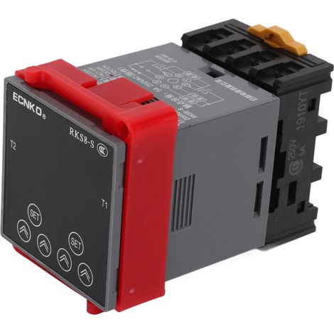 Relais temporisé multifonctionnel avec écran LCD de base, cycle marche/arrêt (0,1 s – 99 h), 24 V CC (1/5)