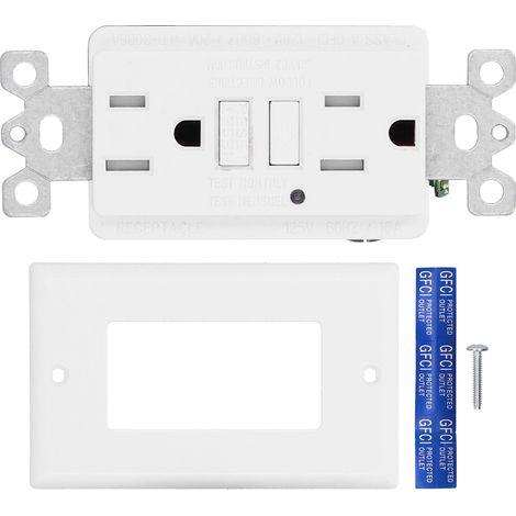 Intelligenter GFCI-Fehlerstromschutzstecker mit LED, 120 V Wechselstrom, Modell LD-3008A