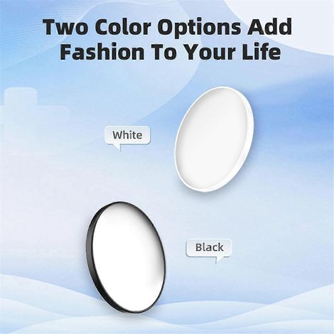 Miroir magnétique pour smartphone, selfie, vlog, photo, vidéo, blanc (1/5)