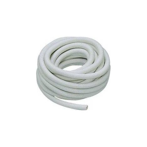 20 x TUYAU EN PVC SPIRALÉ FLEXIBLE BLANC AU MÈTRE. Dimensions : diamètre 40