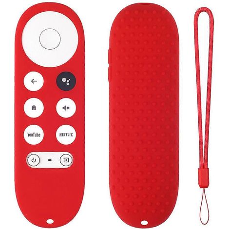 Verschleißfeste Silikon-Schutzhülle für die Google TV Sprachfernbedienung 2020