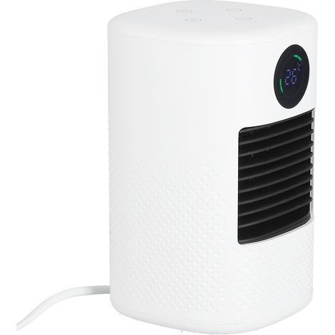 Chauffage soufflant intelligent avec affichage numérique, chauffage rapide, soufflerie d'air chaud, tête oscillante à 50°, arrêt automatique, prise UE 220 V (1/5)