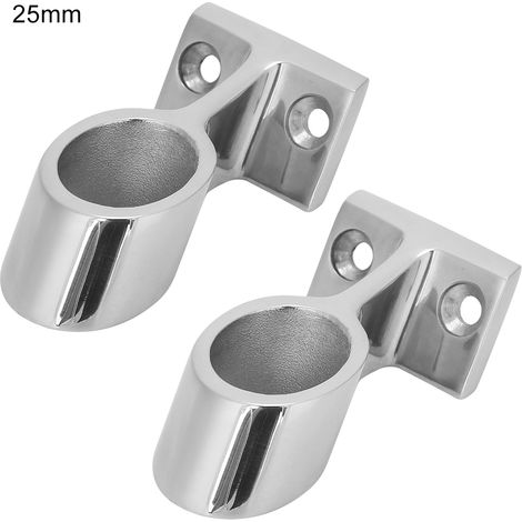 Support De Rampe Marine - En Acier Inoxydable 316 - Pour Tube De 25 Mm - Résistant À L'eau Salée - 1 Pièce (1/5)