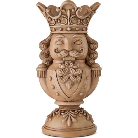 Support À Bougie En Forme De Casse-Noisette - 22,9 Cm - Résine Polyuréthane - Décoration De Noël - 1 Pièce (1/5)