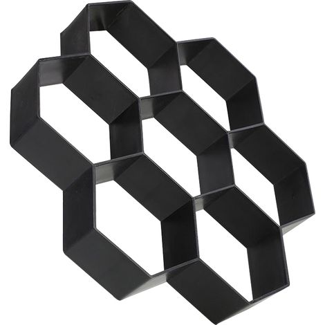 Sechseckige Pflasterform für Ziegel und Steine, ideal zur Herstellung von Betonwegen und Gartenwegen. (1/5)