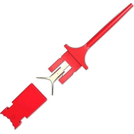 25-26 P5013 Mini pince de test SMD pour circuits intégrés, connexion de câbles de connexion femelles sans soudure pour analyseurs logiques (1/4)