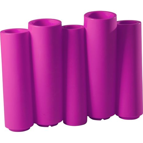 Bamboo Fucsia dolce Vaso decorativo in polietilene originale Slide colorato giardino di design esterno interno bar ristorante hotel