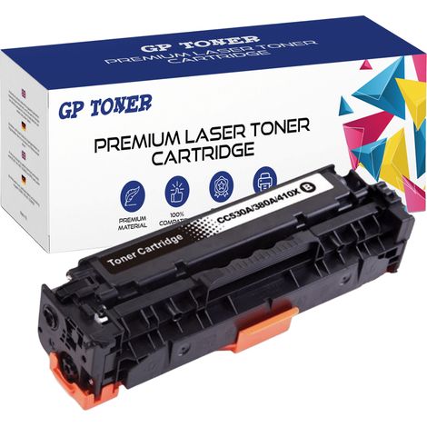Toner für HP CC530A/CE410X/CF380X Schwarz GP (1/5)