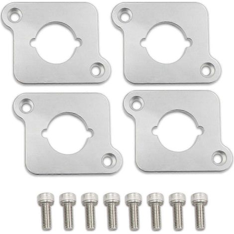 Plaques d'adaptation de bobines d'allumage argentées usinées pour Golf A4 A6 TT 1.8T à 2.0TFSI (1/4)