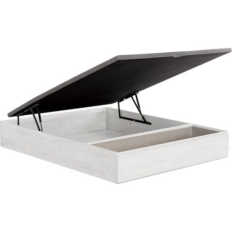 Rete a doghe contenitore con cassetto 160 x 200 cm Bianco - HESTIA di YSMÉE (1/5)