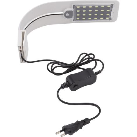 Aquarium Clip Light Multifonction LED Fish Tank On pour les plantes aquatiques gardant 10W (1/5)