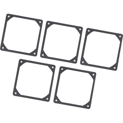Geräuscharme PC-Lüfterhalterungen aus flexiblem Silikon, die Vibrationen absorbieren, schnelle Installation, Gummi-Lüfterdichtungen, mehrfarbig (9 cm) (1/5)
