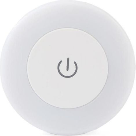 Veilleuse Tactile LED - 60 x 19 mm - Alimentation USB et Batterie Intégrée 3,7 V 400 mAh - Pour Chambre d'Enfant Couloir Salle de Bain - 1 Pièce