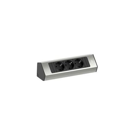 BACHMANN CASIA 2 3 X CEE7/3 2 M AEH ASPECT ACIER INOXYDABLE 932.000