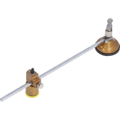 Verstellbarer runder Glasschneider, Präzisionsschneidwerkzeug mit Saugnapf für Keramik, 600 mm (1/5)