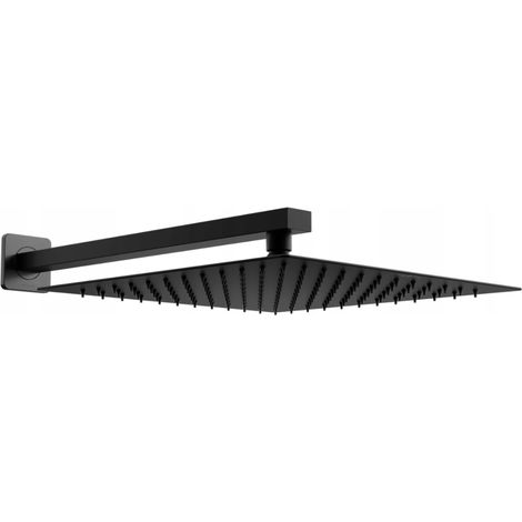 Mexen Slim Regendusche 25 x 25 cm mit Duscharm, Schwarz - 79125112-70 (1/3)