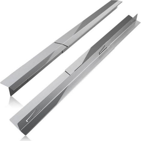 Couvercle D Ecart Pour Cuisiniere - Acier Inoxydable Ajustable - Pour Fente Entre Cuisiniere Et Plan De Travail - 2 Unites (1/5)