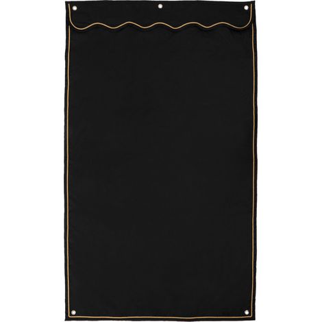 UMBRIA EQUITAZIONE TENDA DA BOX LUNGA 200 H x 120 L NERA CAVALLO (1/3)