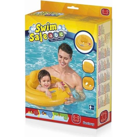 Bouée Bébé - Siège Gonflable Rond Pour Piscine Et Plage - Pour Enfants 6 À 24 Mois - 1 Pièce (1/3)