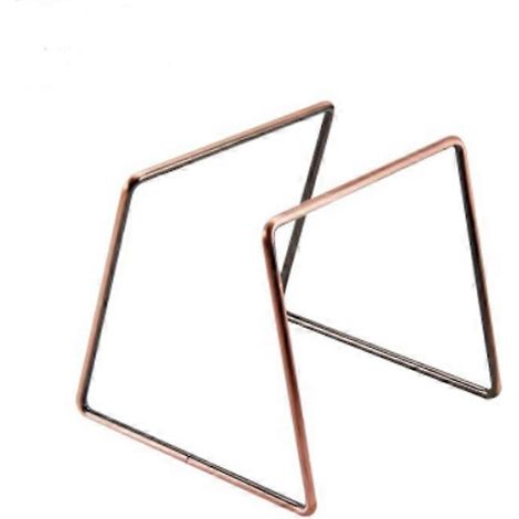 Kaffeefilterhalter aus Bronze mit geometrischer Ablage für Filterbecher (1/5)