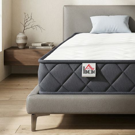 Matelas 140 x 190 cm, matelas deux places, mousse à mémoire de forme, 20 cm d'épaisseur, certifié Oeko-Tex, fermeté moyenne (1/5)
