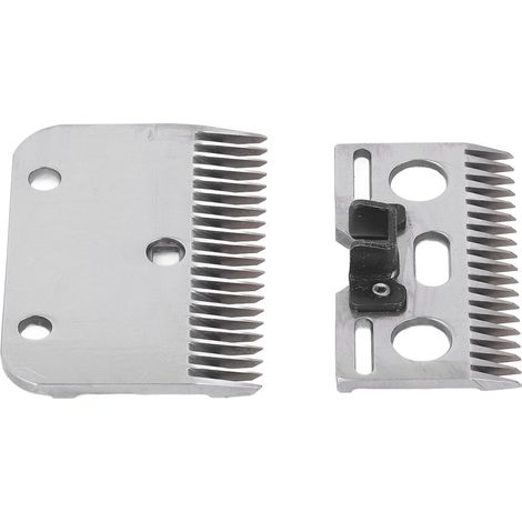 Lot de 2 lames tondeuse chevaux 21 dents carbure résistant à l'usure rechange bovins caprins poils épais (1/5)