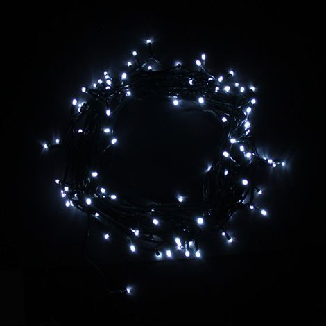 Guirlande LED Connectée Wifi 20m IP44 12V 120LED - Blanc Froid - SILUMEN (1/5)