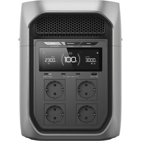 DELTA 3 Max Plus Estación de carga portátil 2048Wh de EcoFlow