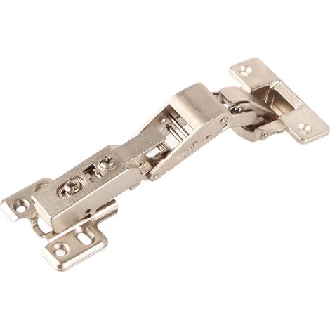 Charnières de porte biseautées à 45 degrés pour armoires de cuisine, charnières à angle de 125 degrés pour cuisine et salle de bain, 35 tasses (sans coussinet) (1/5)