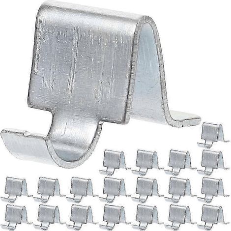 20 clips de fixation pour étagères de placard, supports d'étagères, pinces de fixation pour étagères de classeurs, pilastres (1/3)