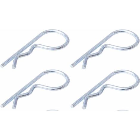 4x goupille beta simple diamètre 7mm x longueur 96mm acier zingué utilisation universelle (1/2)
