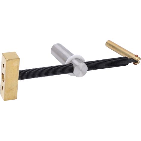 Kompakte Werkbankklemme mit fester, flexibler und praktischer Befestigung, rostfrei, für die Holzbearbeitung auf Werkbänken, schnelles und solides Spannen. (1/5)